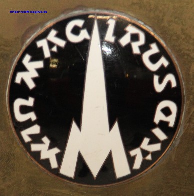 FW-Museum Lövenich Magirus Logo auf einem Fahrzeug der 1920er
