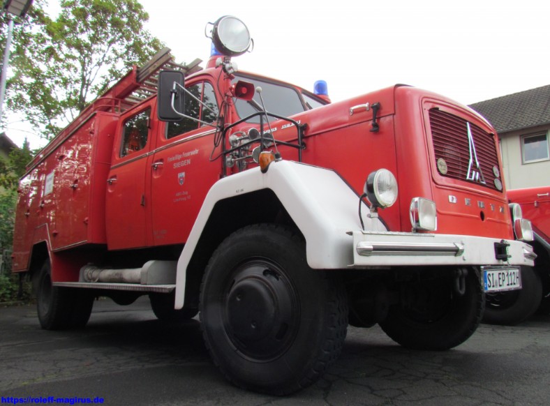 Trockentanklöschfahrzeug TroTLF 16, Magirus 150D10A, Baujahr 1963, Feuerwehr Siegen